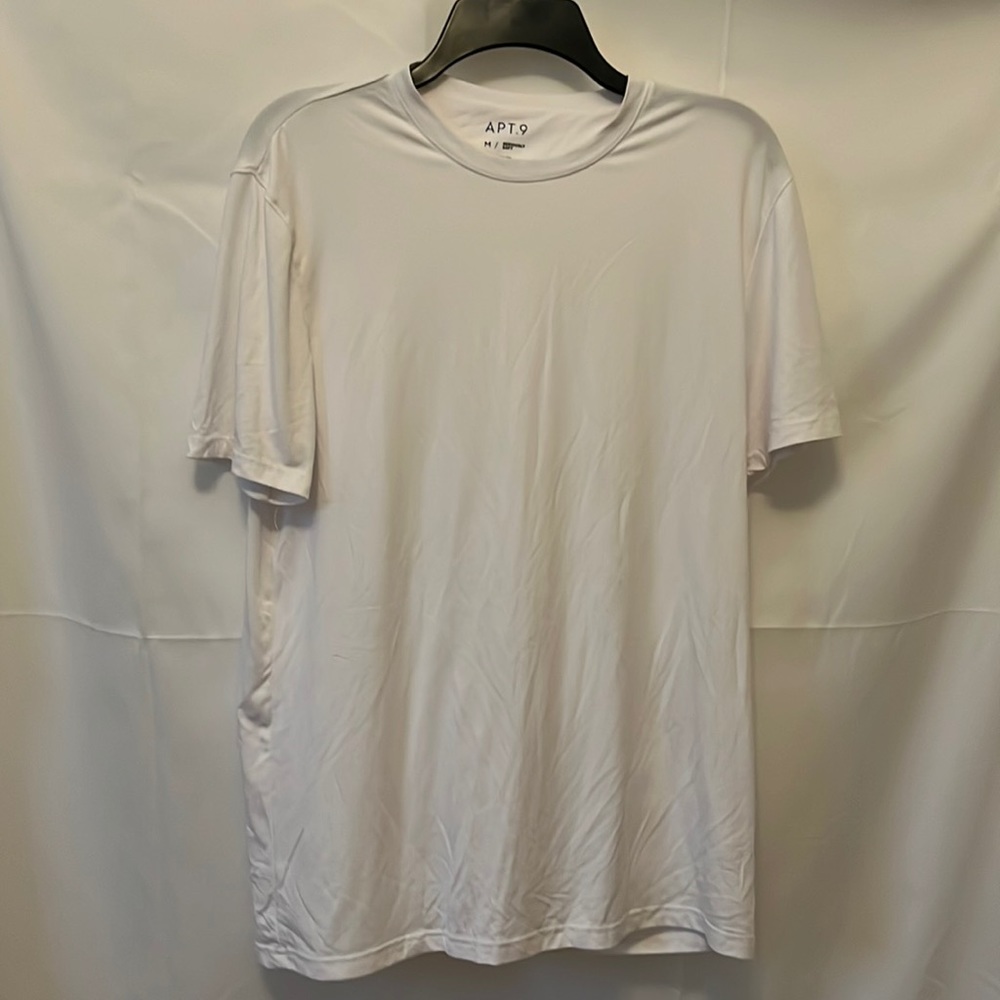 🔴 5 items for $25 Sale! Men's Apt 9 Seriously Soft White Sleep Tee M